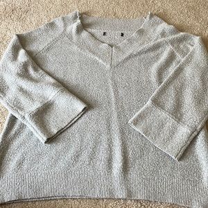 Grey v-neck sweater